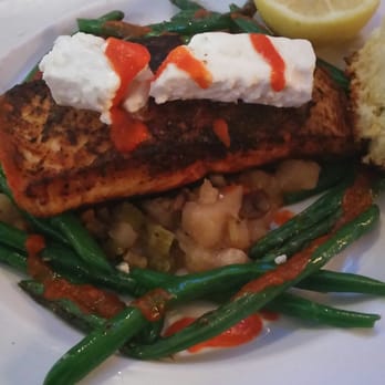 The Continental Westhampton - Salmon olive and green bean entree - New American Near Me - Richmond, Virginia The Continental Westhampton - Salmon olive and green bean entree - New American Near Me - Richmond, Virginia