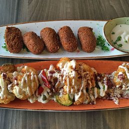 Falafels & Arnabeet with zucchini labneh Falafels & Arnabeet with zucchini labneh