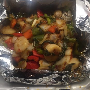 Thai Ruby - Chili scallops with veggies - Thai Near Me - Flower Mound, Texas