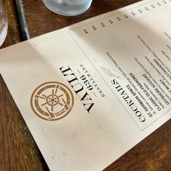 Vault 636 Restaurant - Cocktail menu - Venues & Event Spaces Near Me - Stroudsburg, Pennsylvania