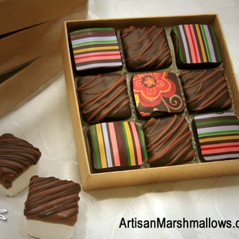 Artisan Marshmallows - a box of chocolate covered marshmallows - Desserts Near Me - Livermore, California