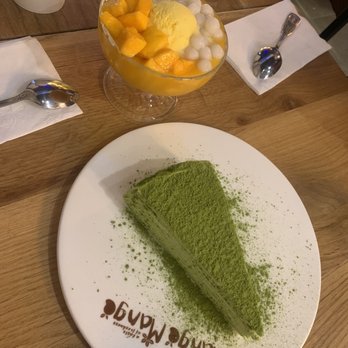 Mango Mango Dessert - A6.Mango Juice with Rice Ball with Ice Cream Matcha Mille crepe - Desserts Near Me - Philadelphia, Pennsylvania Mango Mango Dessert - A6.Mango Juice with Rice Ball with Ice Cream Matcha Mille crepe - Desserts Near Me - Philadelphia, Pennsylvania
