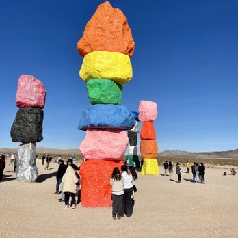 Seven Magic Mountains - Public Art Near Me - Las Vegas, Nevada