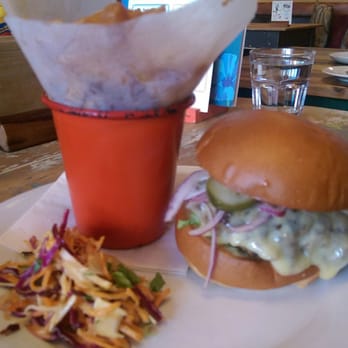 Lounge - Burger...ok. Chips less so - British Near Me - Bristol, BST