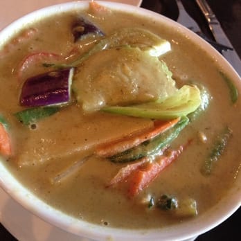Ginger Thai - Green curry with veggies - Thai Near Me - Katy, Texas Ginger Thai - Green curry with veggies - Thai Near Me - Katy, Texas
