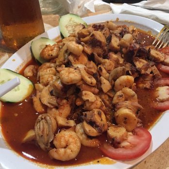 Costa Alegre Restaurant - a plate of seafood and vegetables - Mexican Near Me - Chicago, Illinois