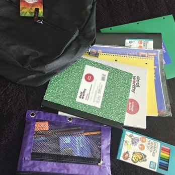 Advanced Management Company - Both back packs with school supplies - Property Management Near Me - Irvine, California