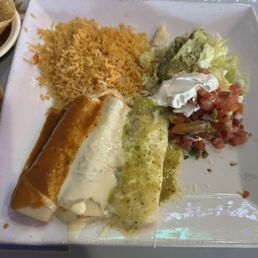 Mexican Flag Enchiladas