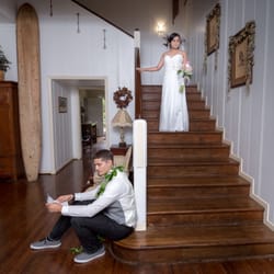 ShugyoFoto - Wedding at the beautiful Pahala Plantation House located on the Southeast end of Hawaii Island.