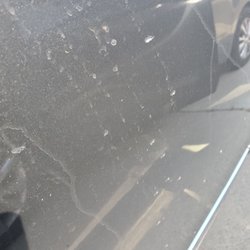 Shell - Dirt left on my vehicle after the wash.