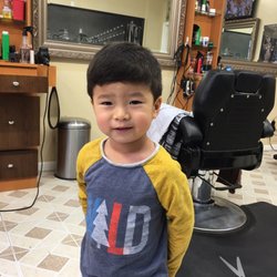 Dave was so patient and gave him a great cut