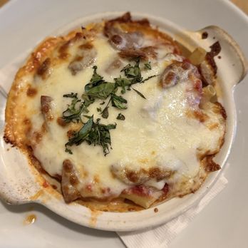 De La Torre's Trattoria - Baked Ziti Baked in the Brick Oven - Italian Near Me - Pleasanton, California