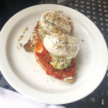 The Essential - Benedict with avocado and picked peppers - Bars Near Me - Birmingham, Alabama