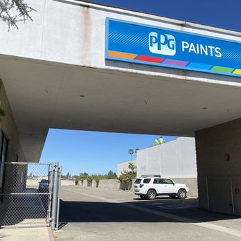 PPG Paints - Drive through here for parking and store entrance - Paint Stores Near Me - Fresno, California