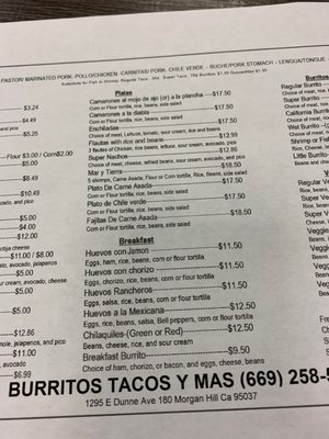 Menu photo 6 Burritos Tacos y Mas Morgan Hill, CA Menu photo 6 Burritos Tacos y Mas Morgan Hill, CA