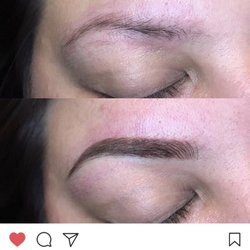 Forever Beautiful 808 - Before & after of my brows! So in love! Kamryn, you are a f-ing BADASS!