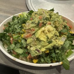 Guadalupe’s Mexican Grill - Half chicken and half steak bowl