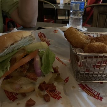 Burger Town - Swiss, chorizo burger with onion rings - Burgers Near Me - Toa Baja, Puerto Rico Burger Town - Swiss, chorizo burger with onion rings - Burgers Near Me - Toa Baja, Puerto Rico