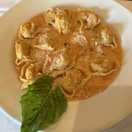 It was the special of the day and it was fantastic. Squash ravioli. This was my husband's. I didn't think he would like it, but he loved it.