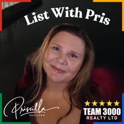 Priscilla Pizarro REALTOR Team 3000 Realty Ltd. - #ListWithPris over 80 FIVE STAR reviews!