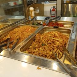 Green Fresh Supermarket - Hot foods $2.49 per 100g. It's serve yourself and pay at the prepared foods counter.
