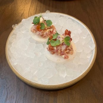 Principe - Marinated tuna with blood orange & daikon - Seafood Near Me - New York, New York Principe - Marinated tuna with blood orange & daikon - Seafood Near Me - New York, New York