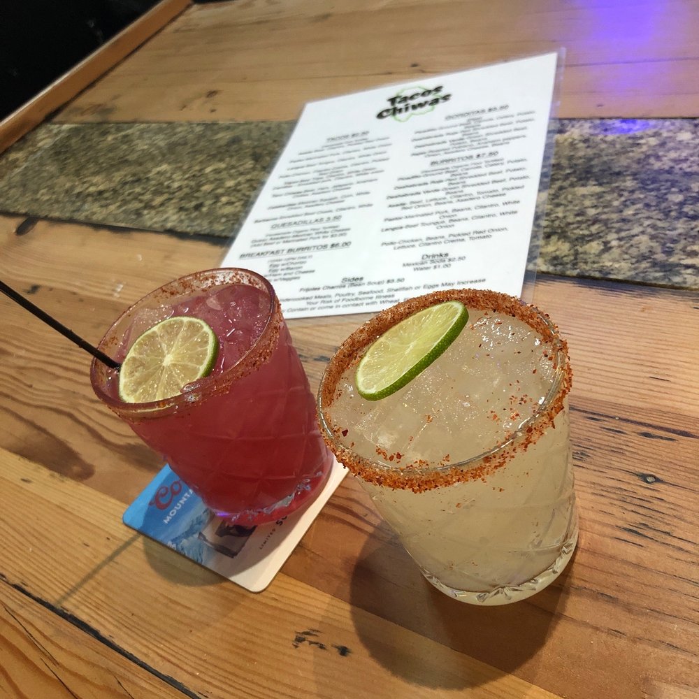 Tacos Chiwas - Hibiscus margarita and sotol margarita - Tacos Near Me - Mesa, Arizona Tacos Chiwas - Hibiscus margarita and sotol margarita - Tacos Near Me - Mesa, Arizona