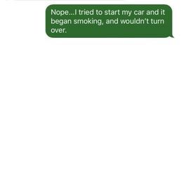 Get down to the bottom of what?!?!  I responded to your text and heard crickets!  End of story.
