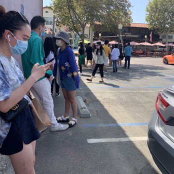 Phuc Long - The line on the first soft opening day!... Phuk, that's long - Coffee & Tea Near Me - Garden Grove, California