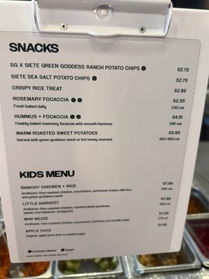 Menu photo 3 sweetgreen - Healthy Salads, Wraps, and Bowls Forth Worth, TX