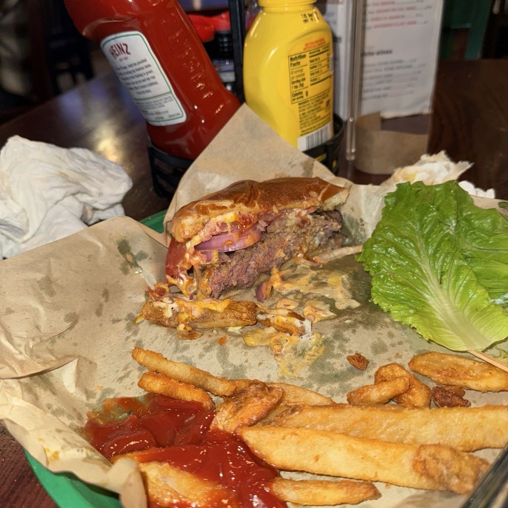 Overcooked burger!!