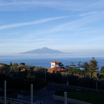 Grand Hotel Vesuvio - What a beautiful view of Mt Vesuvius from our room's balcony. - Hotels Near Me - Sorrento, NA