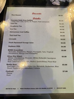 Menu photo 5 Hot Pot For Days Glendale, AZ