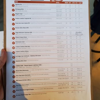 Taps At Ph'east - Draft list. It will change!! - Beer Bar Near Me - Atlanta, Georgia