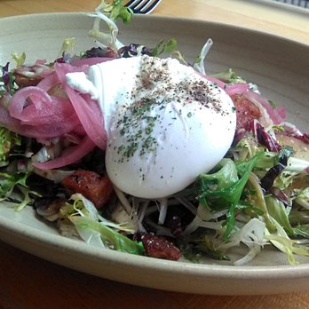 Tilikum Place Cafe - Salad Lyonnaise - New American Near Me - Seattle, Washington Tilikum Place Cafe - Salad Lyonnaise - New American Near Me - Seattle, Washington