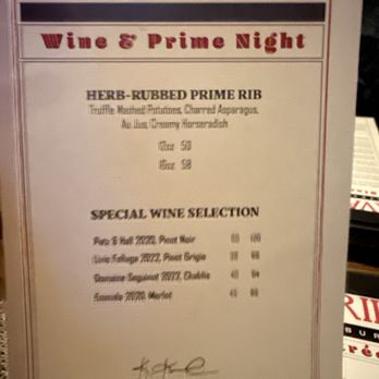 Avalon Grille - Sunday prime night but we didn't order - New American Near Me - Avalon, California