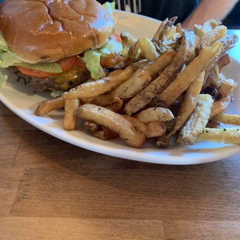 The Refinery - The great American burger with fries - American Near Me - Andover, New Hampshire The Refinery - The great American burger with fries - American Near Me - Andover, New Hampshire