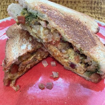 Maast Indian - Sandwich with masala eggs - Asian Fusion Near Me - Fullerton, California Maast Indian - Sandwich with masala eggs - Asian Fusion Near Me - Fullerton, California