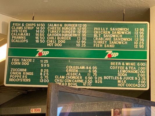 Menu photo 5 The Boat House Bodega Bay, CA