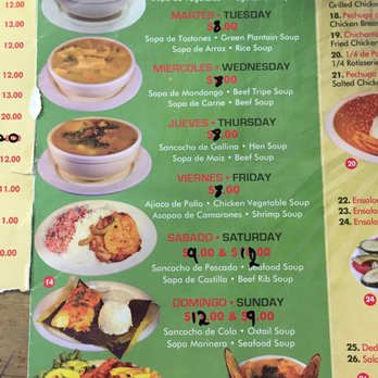 Cali Aji Con Sabor Restaurant - Soup Specials - Colombian Near Me - East Elmhurst, New York