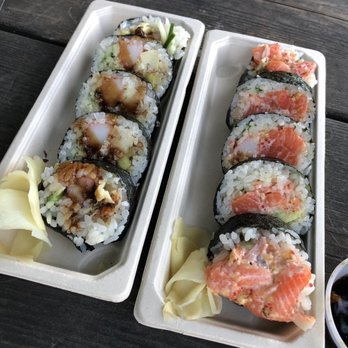 Yugo Restaurant - Rock n roll ($12) and salmon kamikaze $9 - Japanese Near Me - Vancouver, British Columbia Yugo Restaurant - Rock n roll ($12) and salmon kamikaze $9 - Japanese Near Me - Vancouver, British Columbia