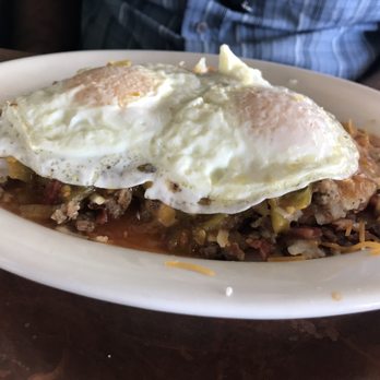 Kap's Coffee Shop and Diner - Breakfast Skillet w/green - Coffee & Tea Near Me - Albuquerque, New Mexico Kap's Coffee Shop and Diner - Breakfast Skillet w/green - Coffee & Tea Near Me - Albuquerque, New Mexico