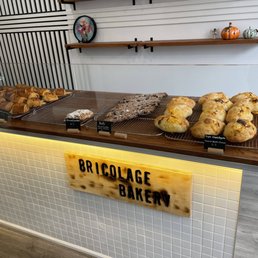 A look inside Bricolage Bakery - there's a lot more baking to the left and in the window that I didn't manage to capture