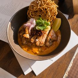 Grilled Herb Chicken Khao Soi