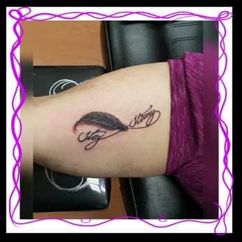 Tattoos by "G" - Love how the feather looks lifted!!!! - Piercing Near Me - El Cajon, California Tattoos by "G" - Love how the feather looks lifted!!!! - Piercing Near Me - El Cajon, California
