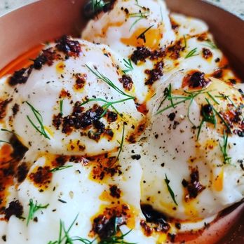 The Colorful Kitchen Poet - Turkish Poached Eggs - Personal Chefs Near Me The Colorful Kitchen Poet - Turkish Poached Eggs - Personal Chefs Near Me