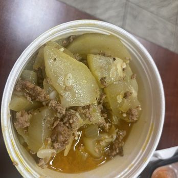 Papababes Kitchen - Stir fry white squash - Filipino Near Me - Fontana, California