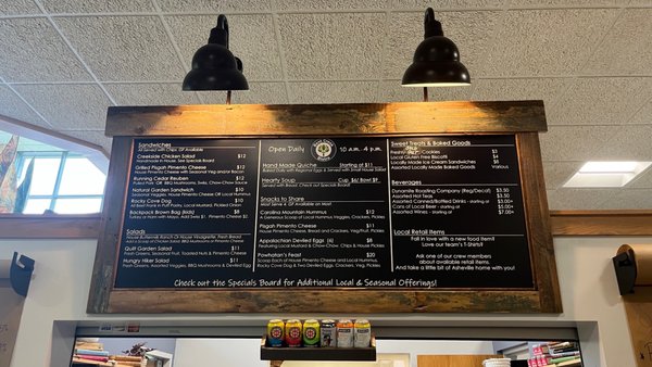 Menu photo 1 Bent Creek Bistro Asheville, NC