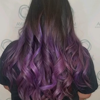 Avalon Institute - balayage with purple color - Skin Care Near Me - Mesa, Arizona