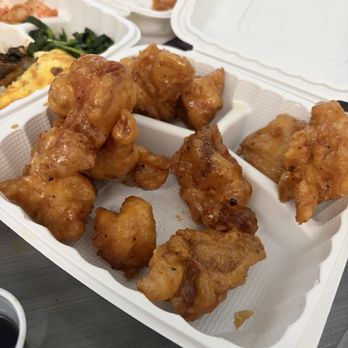 Aja Sushi & Bento - Garlic chicken - All breading hardly any meat - Japanese Near Me - Honolulu, Hawaii